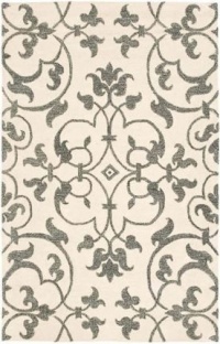 Safavieh Soho Collection SOH840A Handmade New Zealand Wool Area Rug, 7-Feet 6-Inch by 9-Feet 6-Inch, Ivory