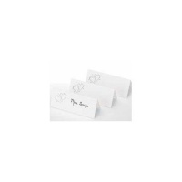 WILTON SILVER DBL HRT PLACE CARDS 40PK 1006-752