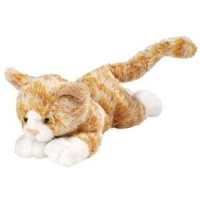 Plush Floppy Orange Tabby Cat 7 Paws & Claws