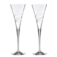 Lenox Adorn Toasting Flute, Clear, Set of 2