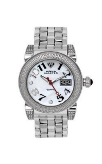 Aqua Master Ladies' Round 16-Diamond Watch