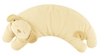 Angel Dear Curved Pillow, Light Brown Puppy