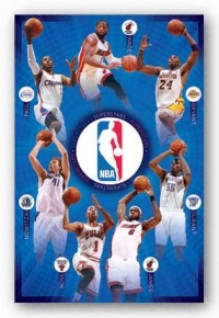 (22x34) NBA Superstars 2011-12 Sports Poster