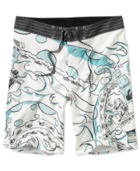 Funky style boardshorts by Quicksilver.