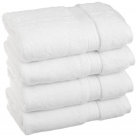 Superior 900 Gram Egyptian Cotton 4-Piece Hand Towel Set, White