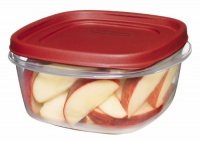 Rubbermaid 7J66 Easy Find Lid Square 5-Cup Food Storage Container