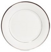 Lenox Solitaire White Platinum Banded Bone China Salad Plate