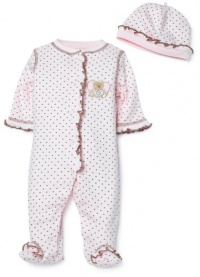 Little Me Mini Heart Layette Pink, 3 Months