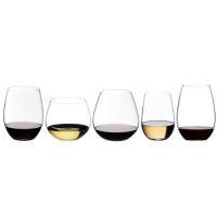 Riedel O 5 Piece Key to Wine Stemless Wine Glass Tasting Set