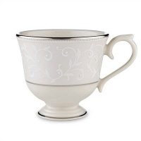 Lenox Pearl Innocence Platinum Banded Ivory China Cup