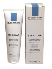 La Roche-Posay Effaclar Deep Cleansing Foaming Cream (125ml) 4.2 Fluid Ounce Tube