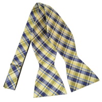 Countess Mara Men's To-tie Plaid Bow Tie