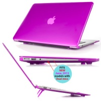 iPearl mCover Hard Shell Cover Case with FREE keyboard cover for 13.3-inch Apple MacBook Air A1369 & A1466 - PURPLE