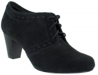 Clark's Women's Sapphire Chloe Suede Ankle Boot Black 6.5 M