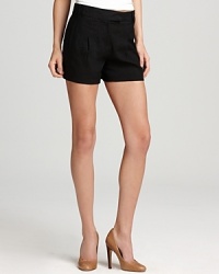 The definitive warm-weather staple, these black French Connection shorts are sophisticated for spring with polished pleats for classic chic.