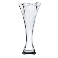 Lenox Organics Ruffle Crystal Vase, 12-Inch