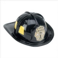 Black Fire Chief Helmet