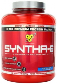 BSN Syntha-6 Protein Powder, Vanilla Ice Cream, 5 Pound