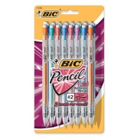 BIC Mechanical Pencil with Colorful Barrels, Thick Point (0.9 mm), 24 Pencils