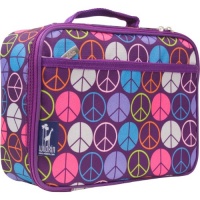 Wildkin Peace Signs Lunch Box, Purple