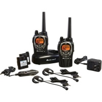 Midland GXT1000VP4 36-Mile 50-Channel FRS/GMRS Two-Way Radio (Pair) (Black/Silver)