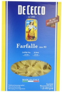 De Cecco Farfalle, 16 Ounce Boxes (Pack of 5)