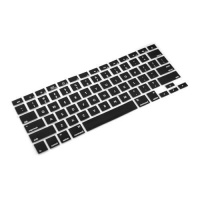 GTMax Aluminum Unibody Apple MacBook / Pro / Air Silicone Keyboard Skin Cover - Black