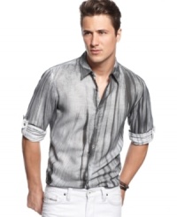 Who says print is dying? This shirt from INC International Concepts breathes new life into your summer wardrobe.