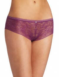 Calvin Klein Women's Naked Glamour All Lace Hipster, Innuendo, Medium