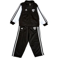 NBA adidas Brooklyn Nets Toddler Full Zip Track Jacket and Pant Set - Black