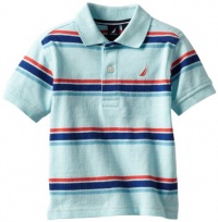 Nautica Baby-boys Infant Pique Stripe Polo