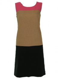 DKNY Sleeveless V-Back Dress Ultra Pink 12