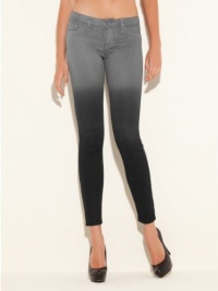 GUESS Ombre Power Skinny Jeans in Jet Black