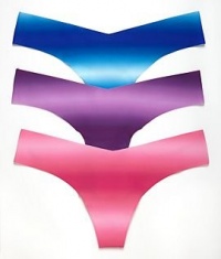 Commando Printed Thong, M/L, Hot Pink Ombre