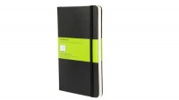 Moleskine Classic Hard Cover Large Plain Notebook - Black (5 x 8.25) (Classic Notebooks)