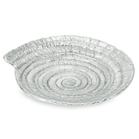 Nature's perfect spiral is found in the seashell - and in this lovely serving plate that will make a dramatic display at your next party.