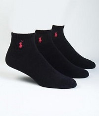 Polo Ralph Lauren Big & Tall Men's Classic 3-Pair Black Socks Sz: 13-16 Shoe 12-17