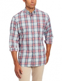 Nautica Men's Long Sleeve Slub Poplin Woven