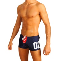 Mens Football Boxer Trunk Swimsuit Gary Majdell Sport