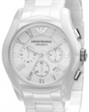 Emporio Armani Women's AR1403 Ceramic White Ceramic Dial Watch