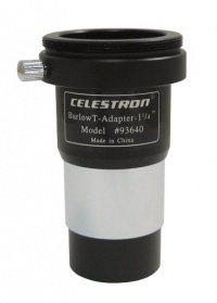 Celestron Telescope T-Adapter / Barlow Lens Universal 1-1/4 Inch