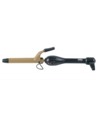 Flaunt body and volume, sans tangled frizz, with a professional-quality ceramic curling iron that reaches high levels of heat, locking in moisture and setting hair in style that will last all day. 1-year limited warranty. Model PBIR1870N1.