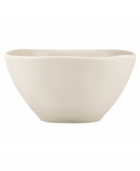 Find stylish versatility in the organic shape and matte-glazed finish of this Casual Luxe bowl from Donna Karan by Lenox. Durable stoneware in a soft pearl hue is an ideal host for everyday meals and a natural go-to for entertaining.