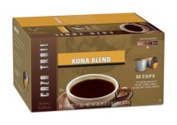 Caza Trail Kona Blend, 50-Count Single Serve Cup for Keurig K-Cup Brewers