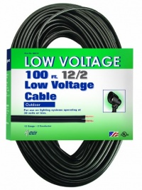 Coleman Cable 095136208 12/2 Low Voltage Lighting Cable, 100-Feet