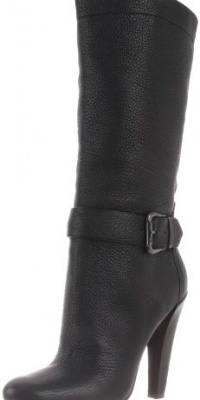 Joan & David Women's Deon Mid-Shaft Boot, Black, 7 US