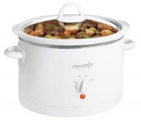 Crock-Pot 3060-W 6-Quart Round Slow Cooker, White