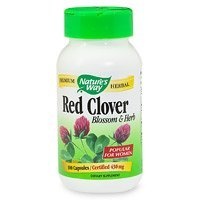 Nature's Way Red Clover Blossoms, 100 caps