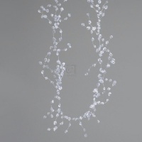 Kurt Adler 6' Plastic Ice Wire Clear Garland