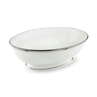 Crafted of Lenox fine bone china accented with 24 karat gold and precious platinum. Dishwasher-safe.